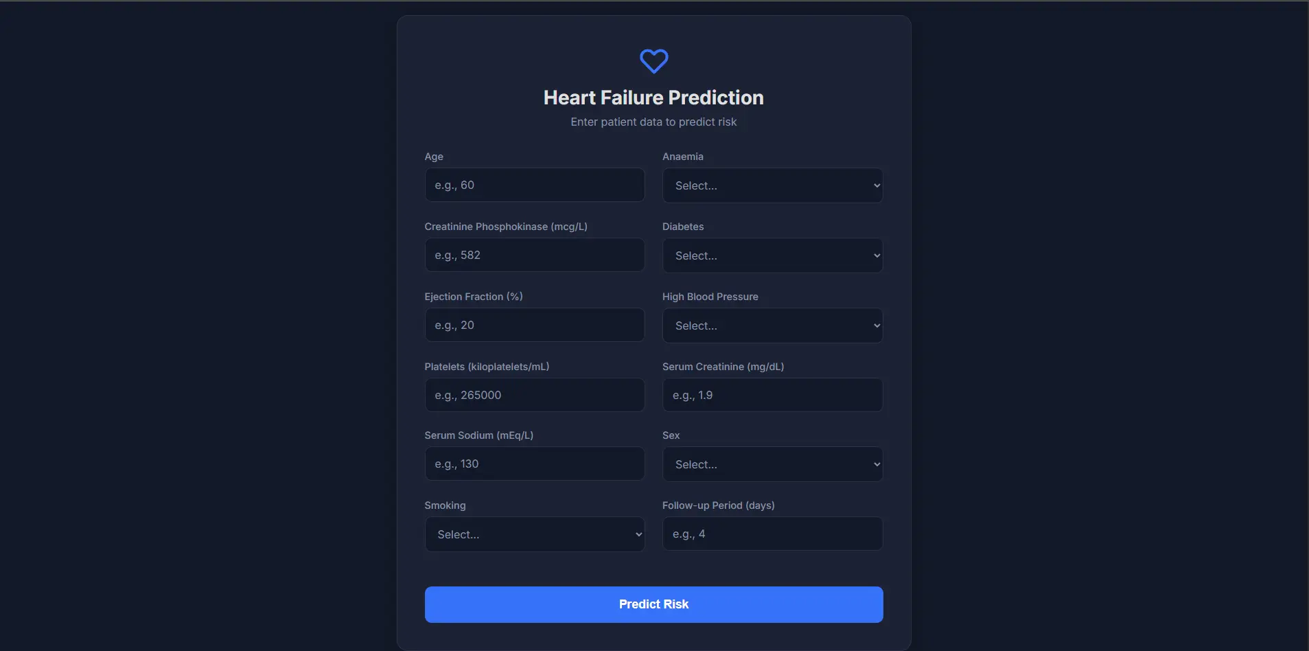 Heart Failure Prediction